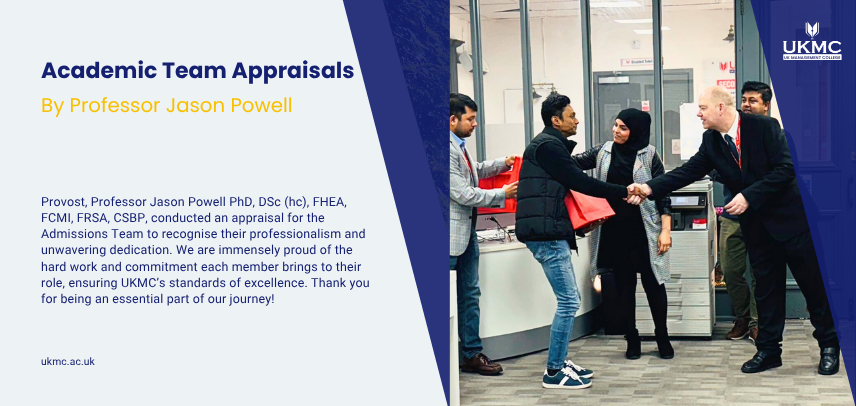 Recognition for the Admissions Team: A Moment of Appreciation at UKMC
